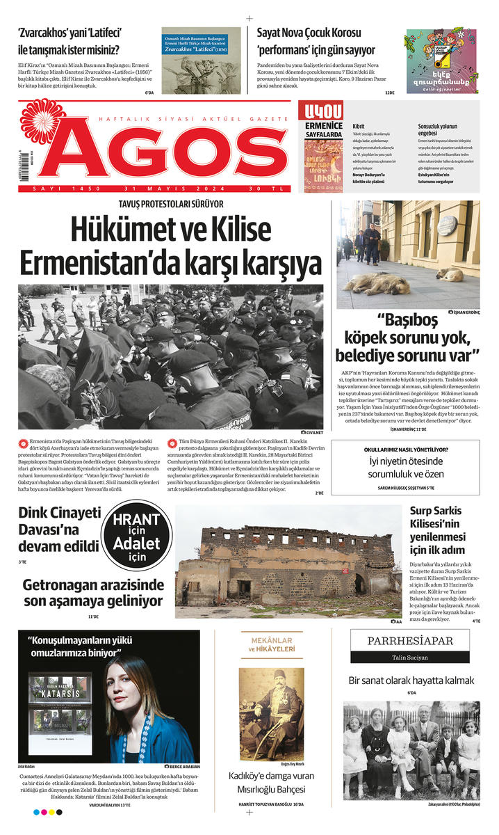 Agos yeni sayısıyla bayilerde